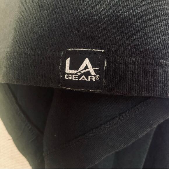 Vintage LA GEAR Forever 21 Mens Medium Black Purple t Shirt. 90’s Style - Picture 5 of 7